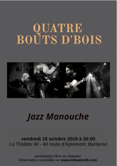 Affiche 4 bouts de bois