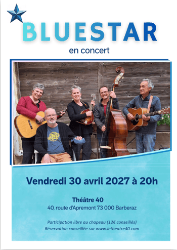 Affiche bluestar 30 avril 2027