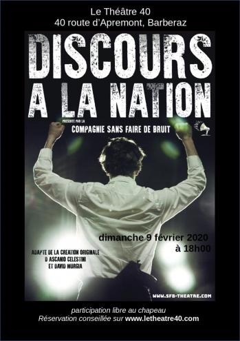 Affiche discours a la nation au 41