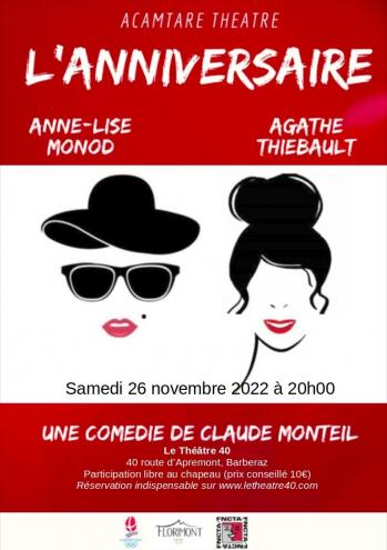 Affiche l anniversaire au 40