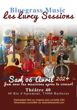 Affiche lurcy sessions au theatre 40