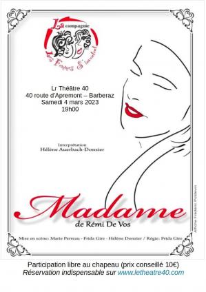 Affiche madame au 42