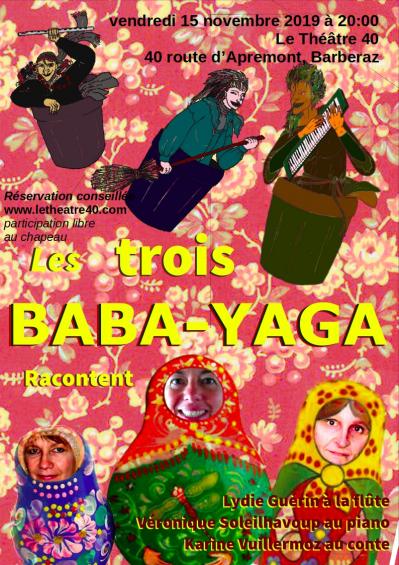 Affiche nouv baba yaga au 40