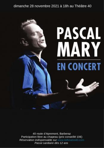 Affiche pascal mary au 40