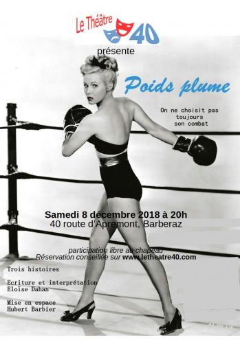 Affiche poids plume le 41