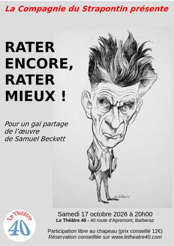Affiche rater encore rater mieux