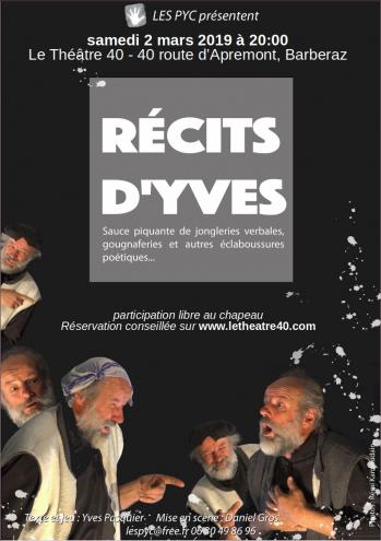 Affiche recits d yves au 40