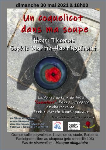 Affiche un coquelicot dans ma soupe