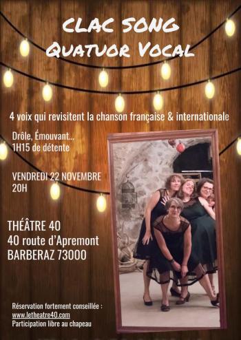 Theatre40 3 affiche clac song