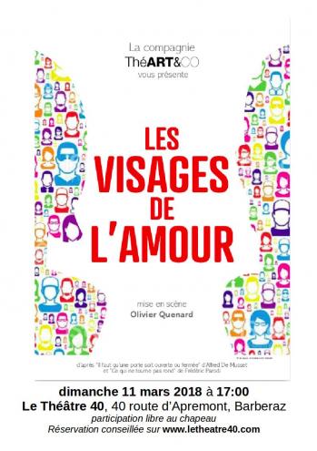 Visages de l amour affiche